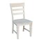 International Concepts Set of 2 Java Chairs with Solid Wood Seats, Unfinished C-19P - alternate 3